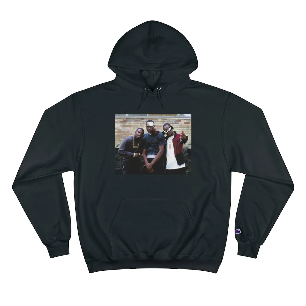 Raw Sushi X Champion "Paid in full" Hoodie