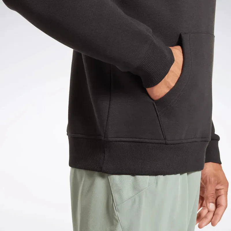 Reebok Men Hoodie Identity Fleece Stacked Logo