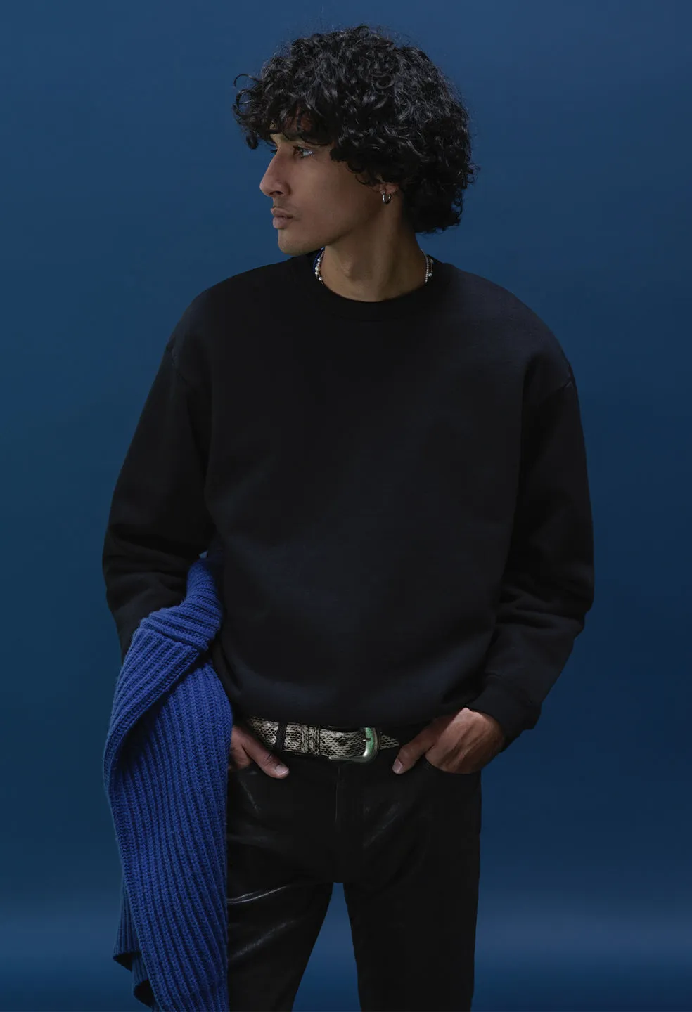 Replica Crew Pullover / Black