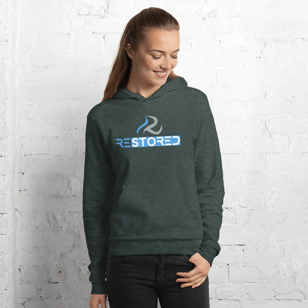 Restored Logo Women's Hoodie- Black/Navy/Gray/White
