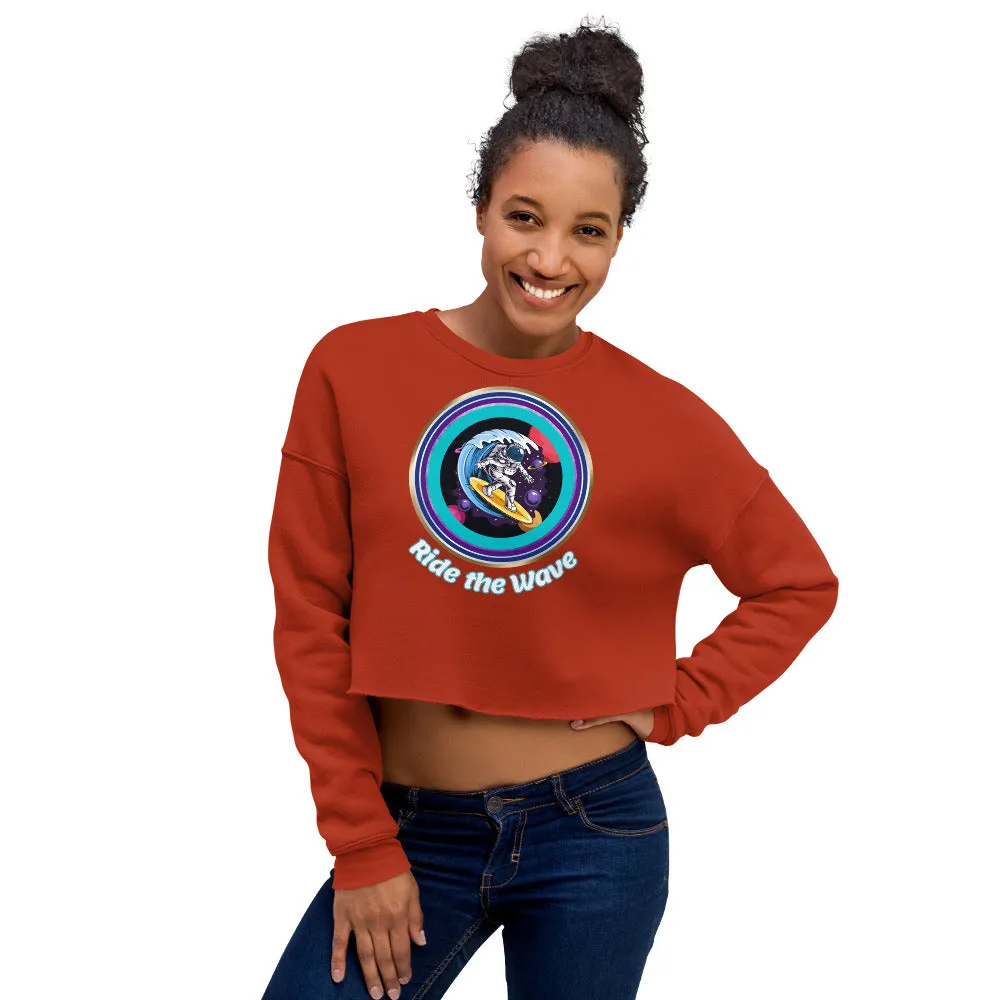 Ride the Wave Crop Sweatshirt