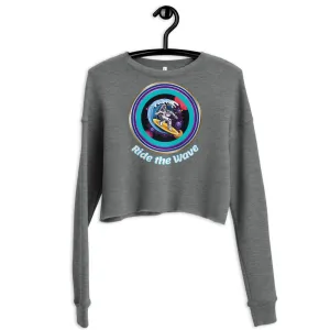 Ride the Wave Crop Sweatshirt