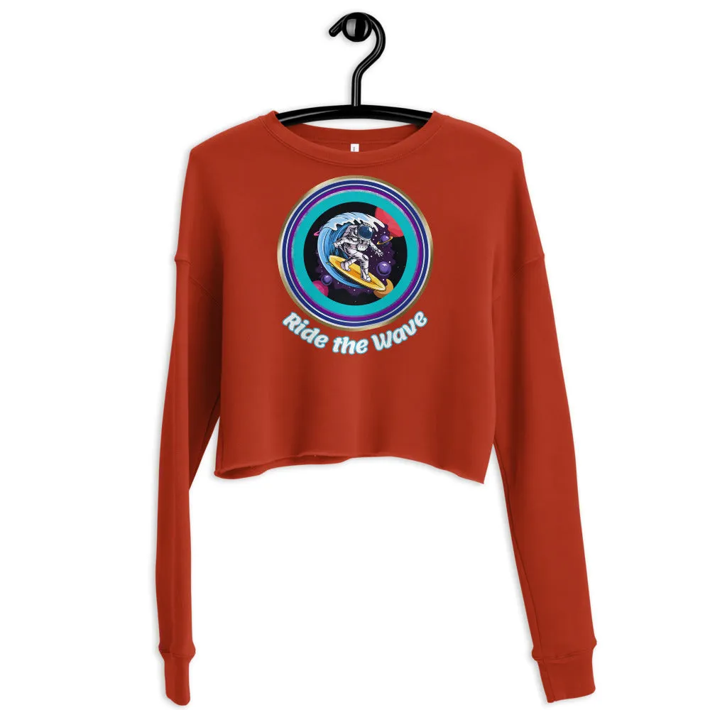 Ride the Wave Crop Sweatshirt