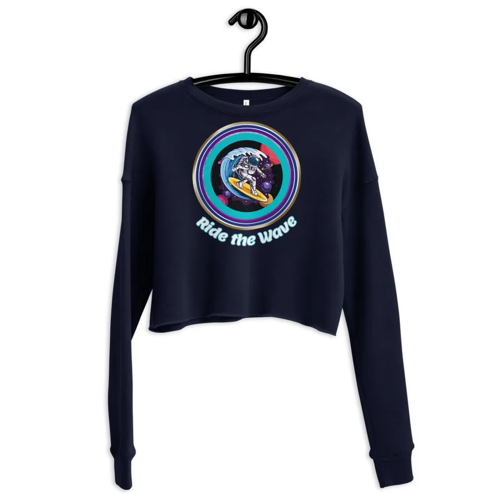 Ride the Wave Crop Sweatshirt