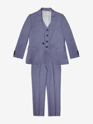 Romano Boys 3 Piece Suit in Blue