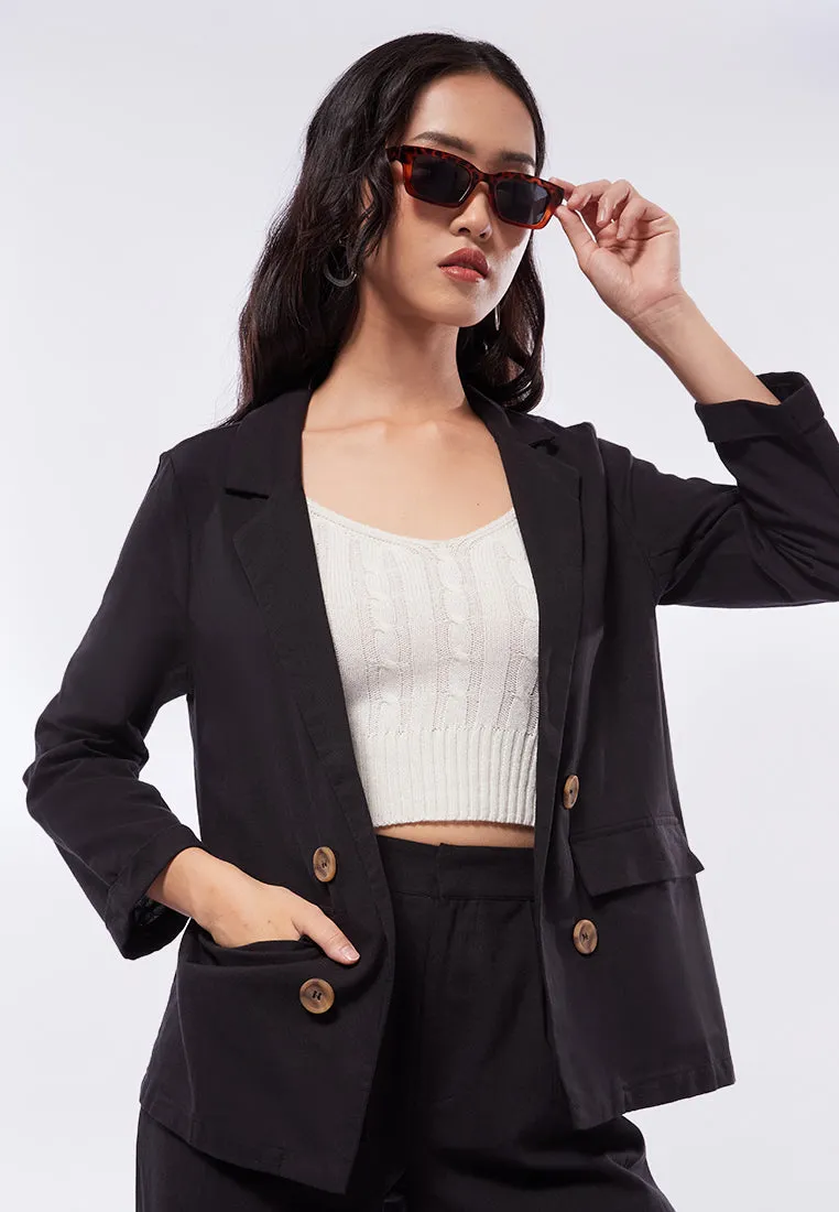 Rustic Open Blazer