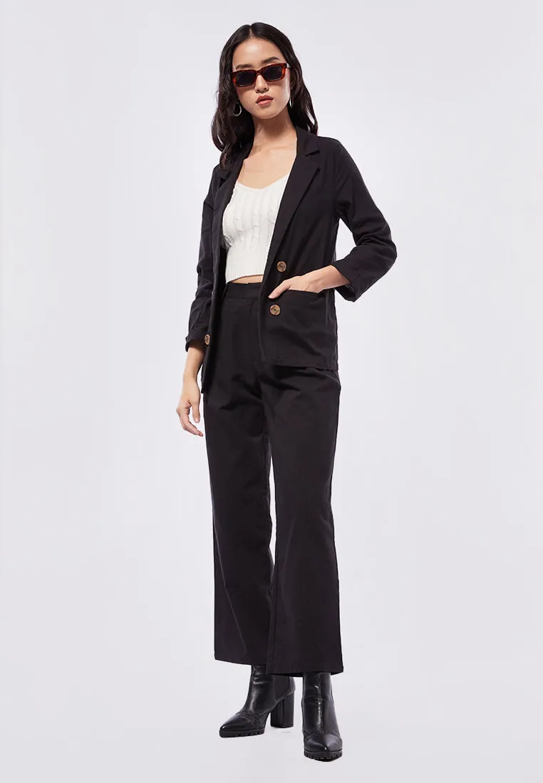 Rustic Open Blazer