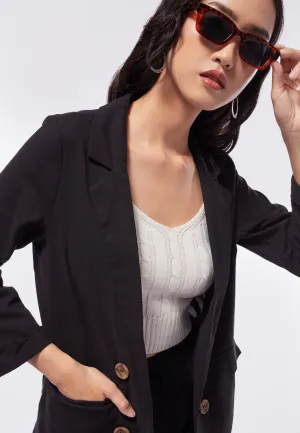 Rustic Open Blazer