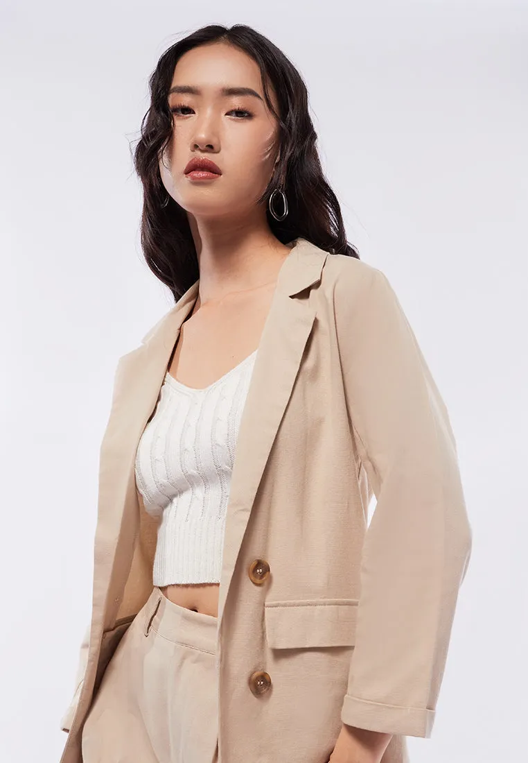 Rustic Open Blazer