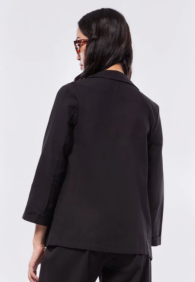 Rustic Open Blazer