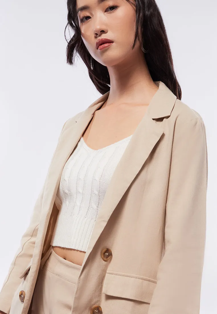 Rustic Open Blazer
