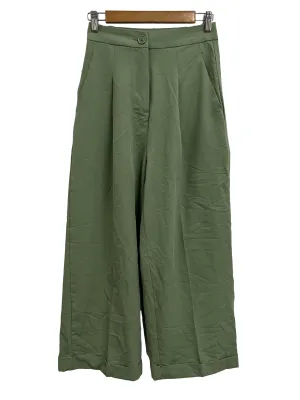 Sage Green Pleated Trousers