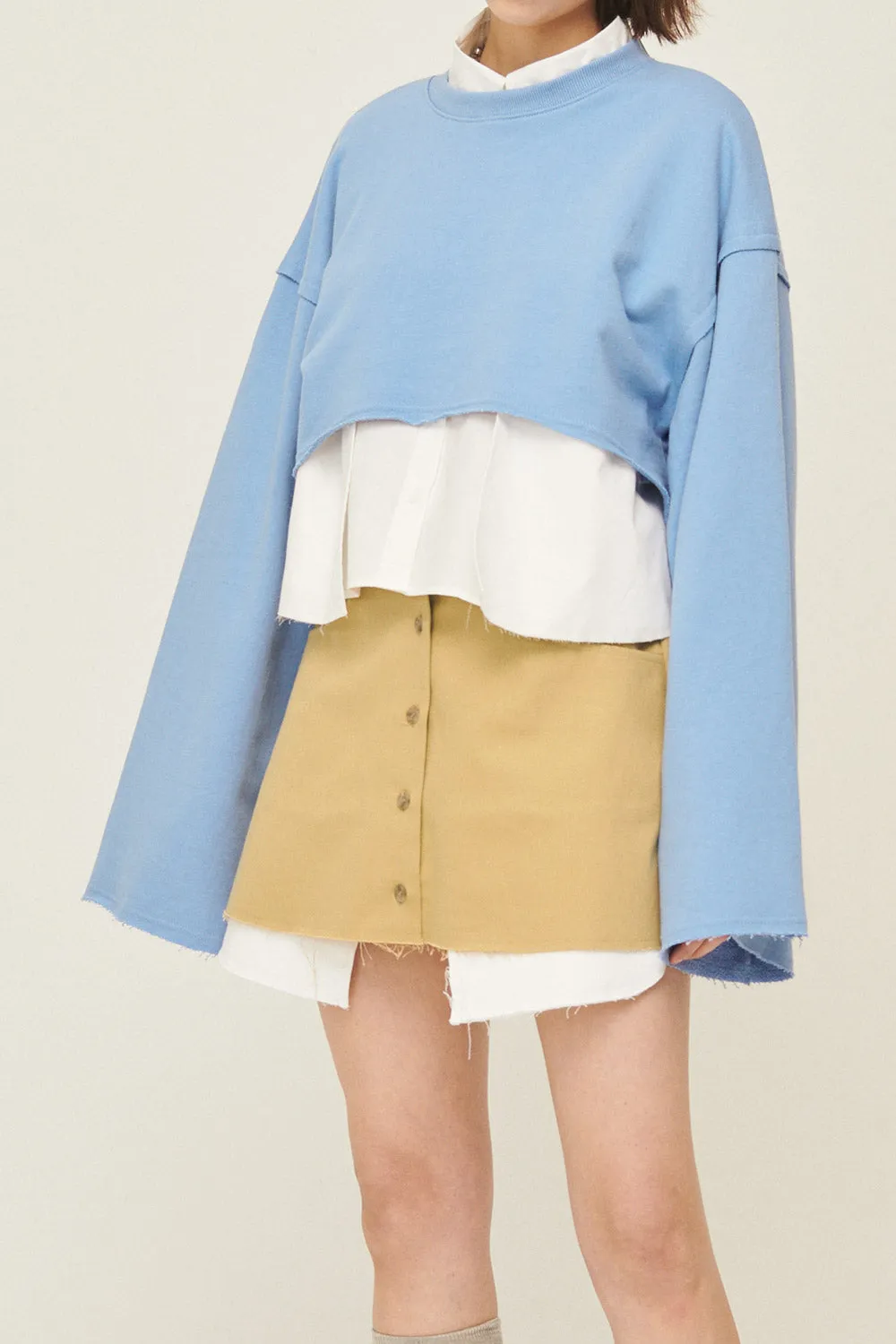Sarah Arch Cropped Sweatshirt