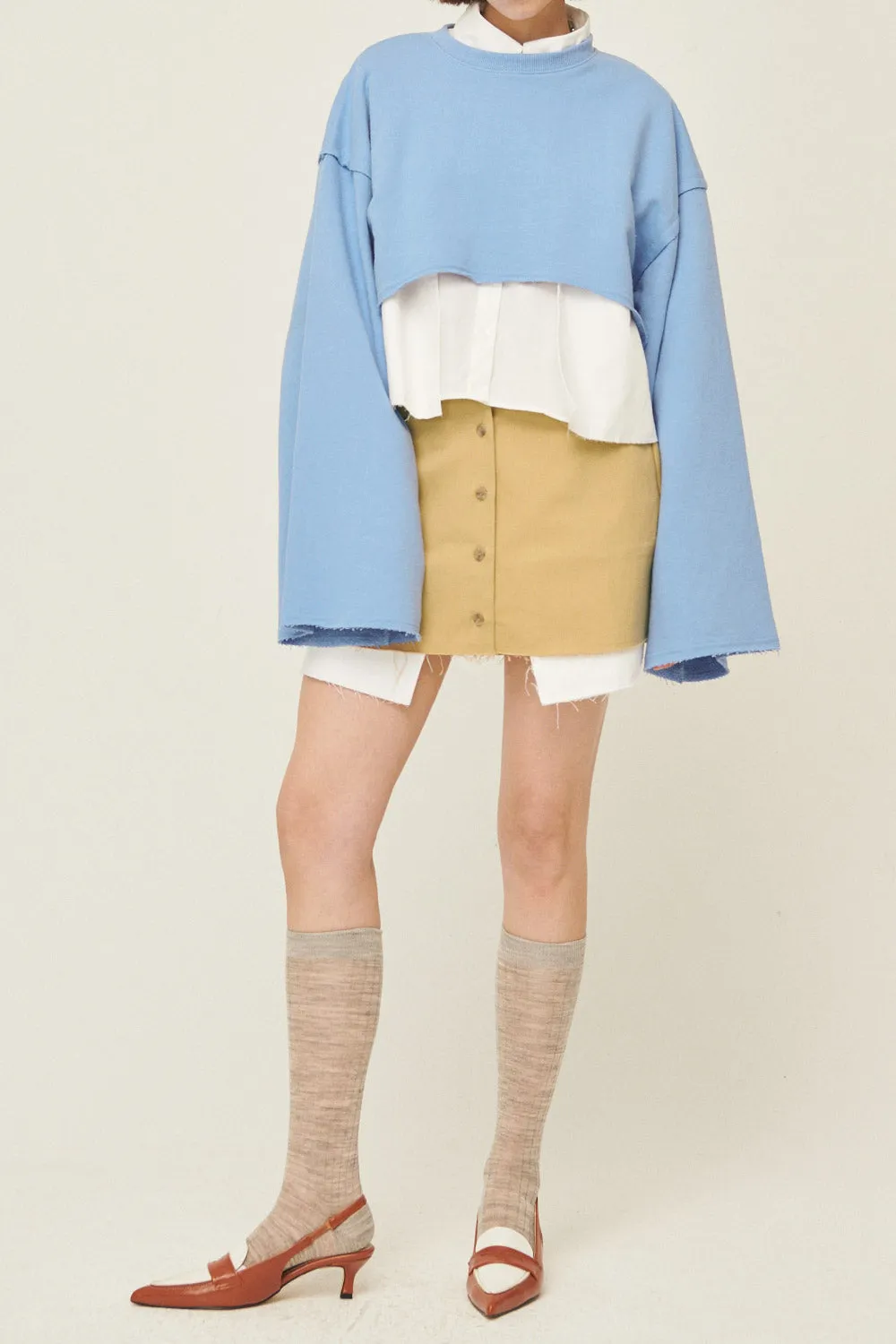 Sarah Arch Cropped Sweatshirt