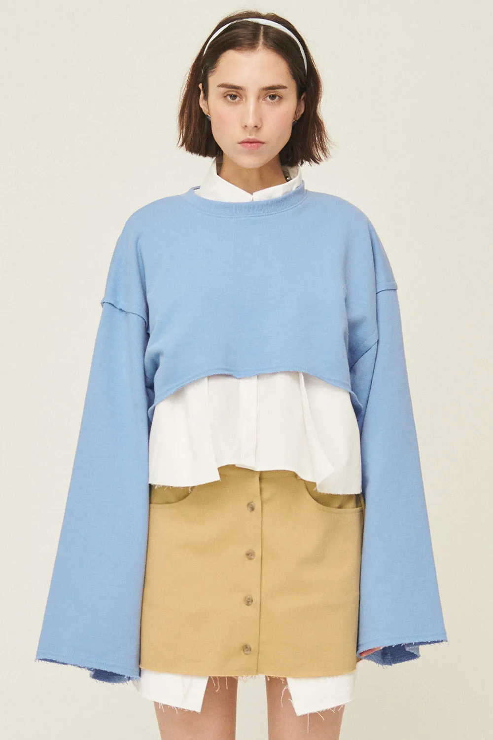 Sarah Arch Cropped Sweatshirt