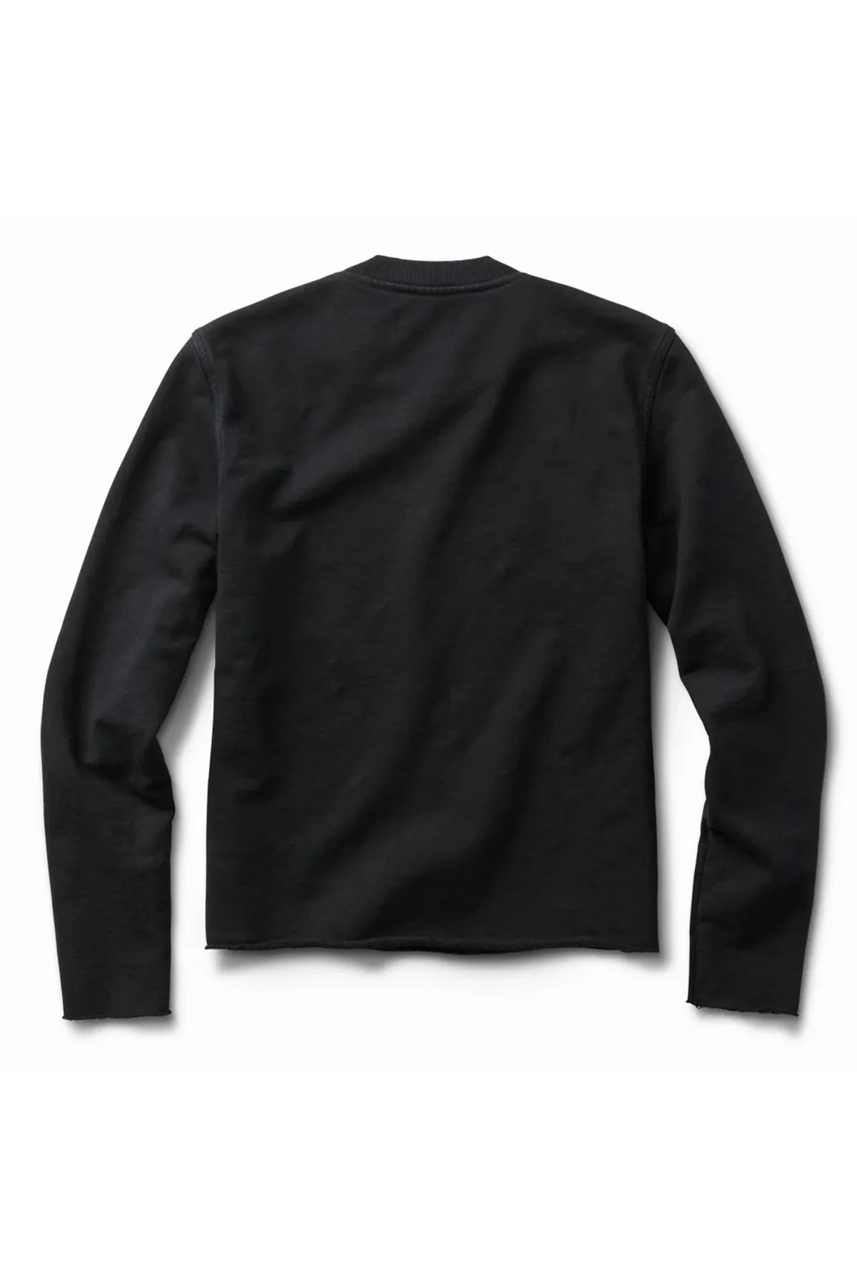 SCHAEFFER'S GARMENT HOTEL | RAW EDGE FRENCH TERRY CREW SWEATSHIRT