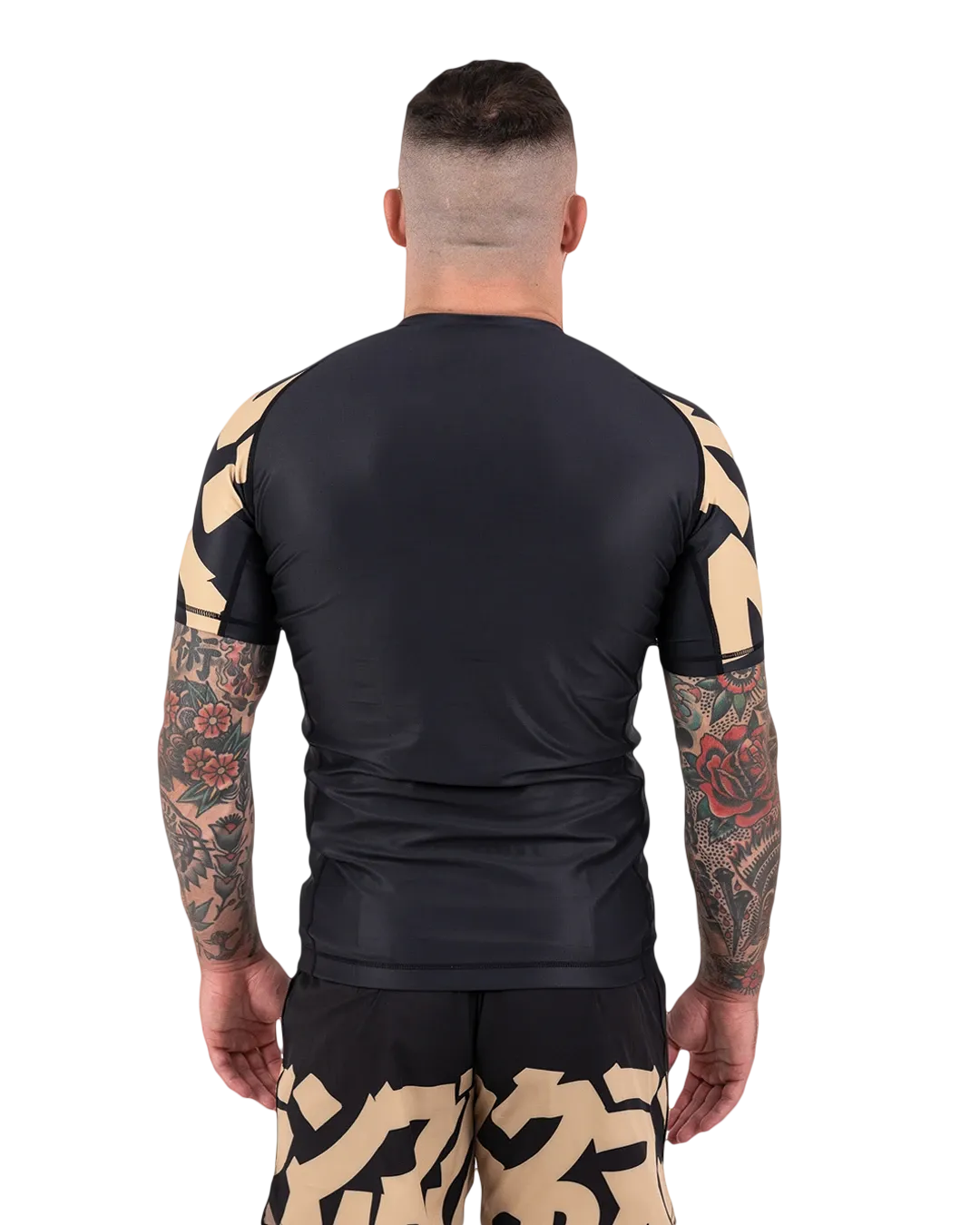 SCRAMBLE BAKA RASHGUARD Black/Gold