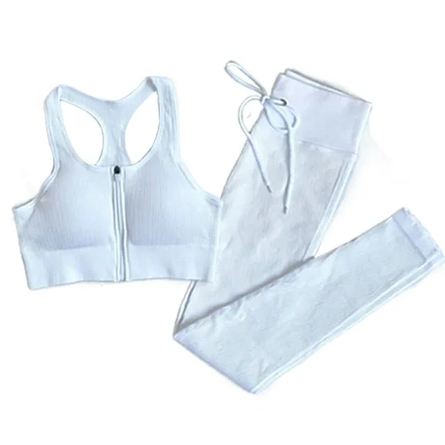 Seamless Yoga Set for Women - Workout Sportswear Gym Clothing (2/3/5PC)