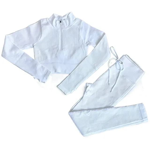 Seamless Yoga Set for Women - Workout Sportswear Gym Clothing (2/3/5PC)