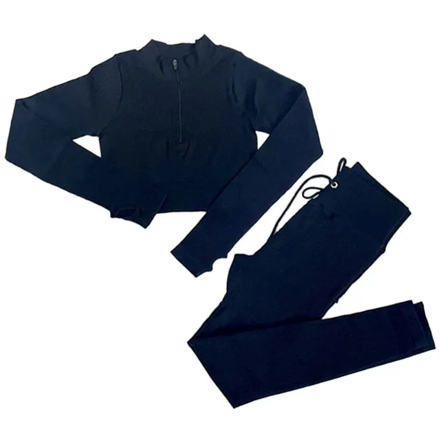 Seamless Yoga Set for Women - Workout Sportswear Gym Clothing (2/3/5PC)