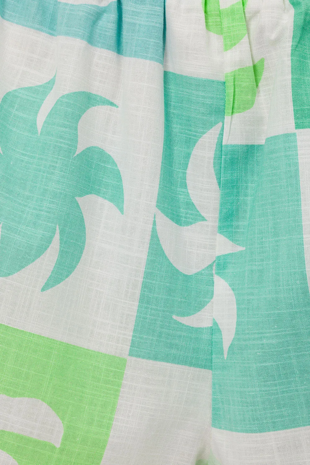 Seona Shorts - Palm Tile Breeze