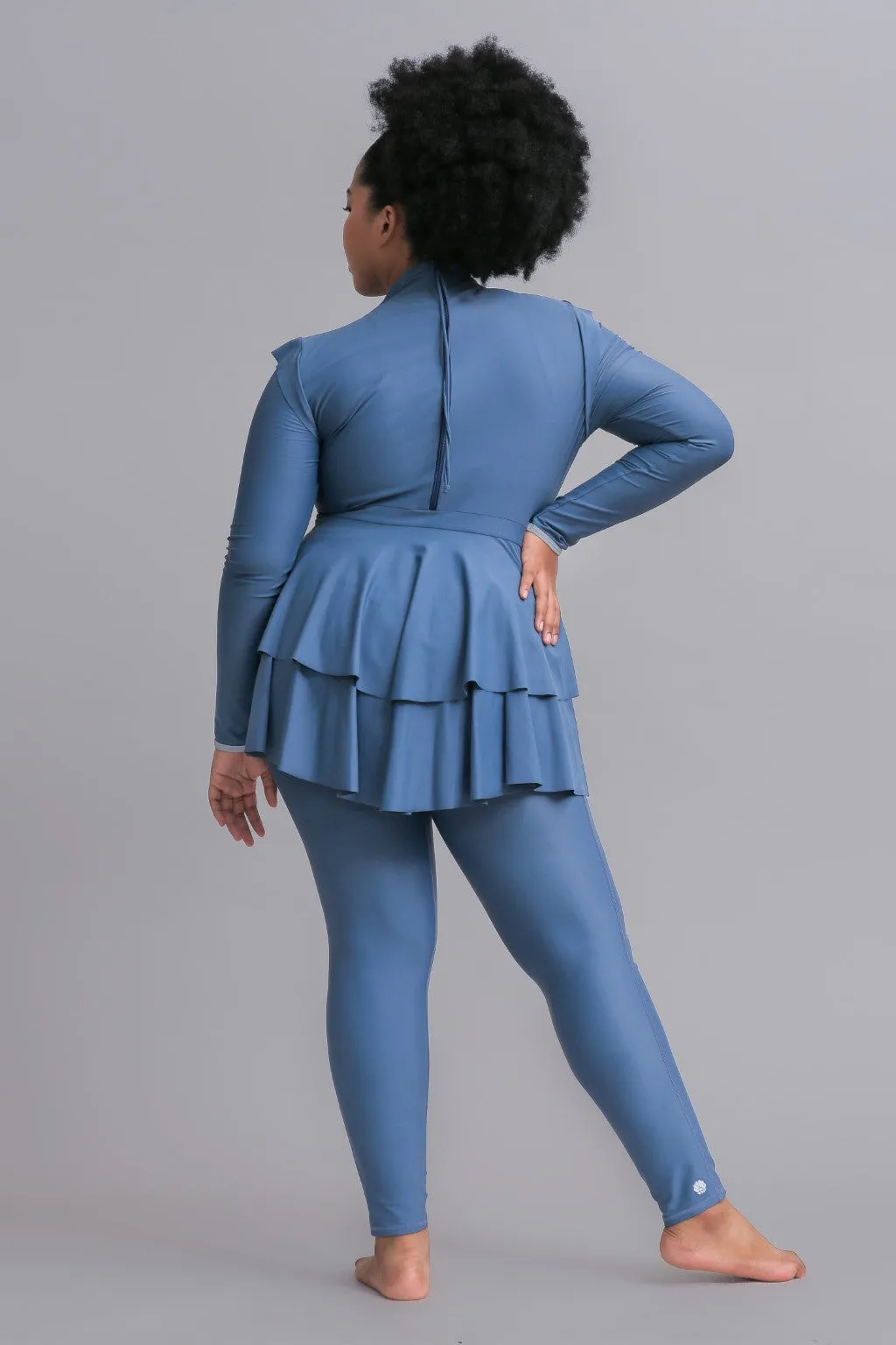 Serena Swim Dress - Azure