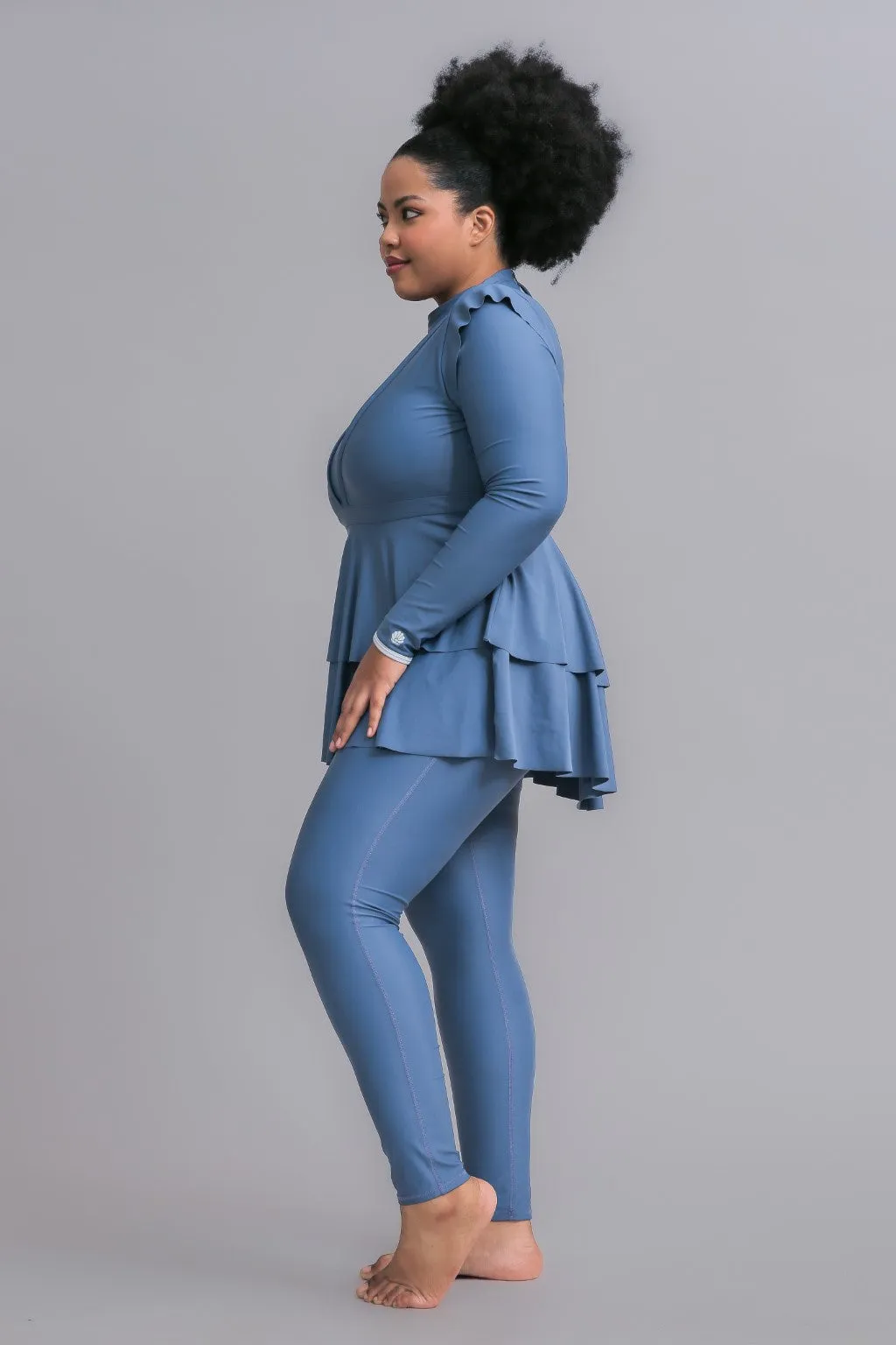 Serena Swim Dress - Azure