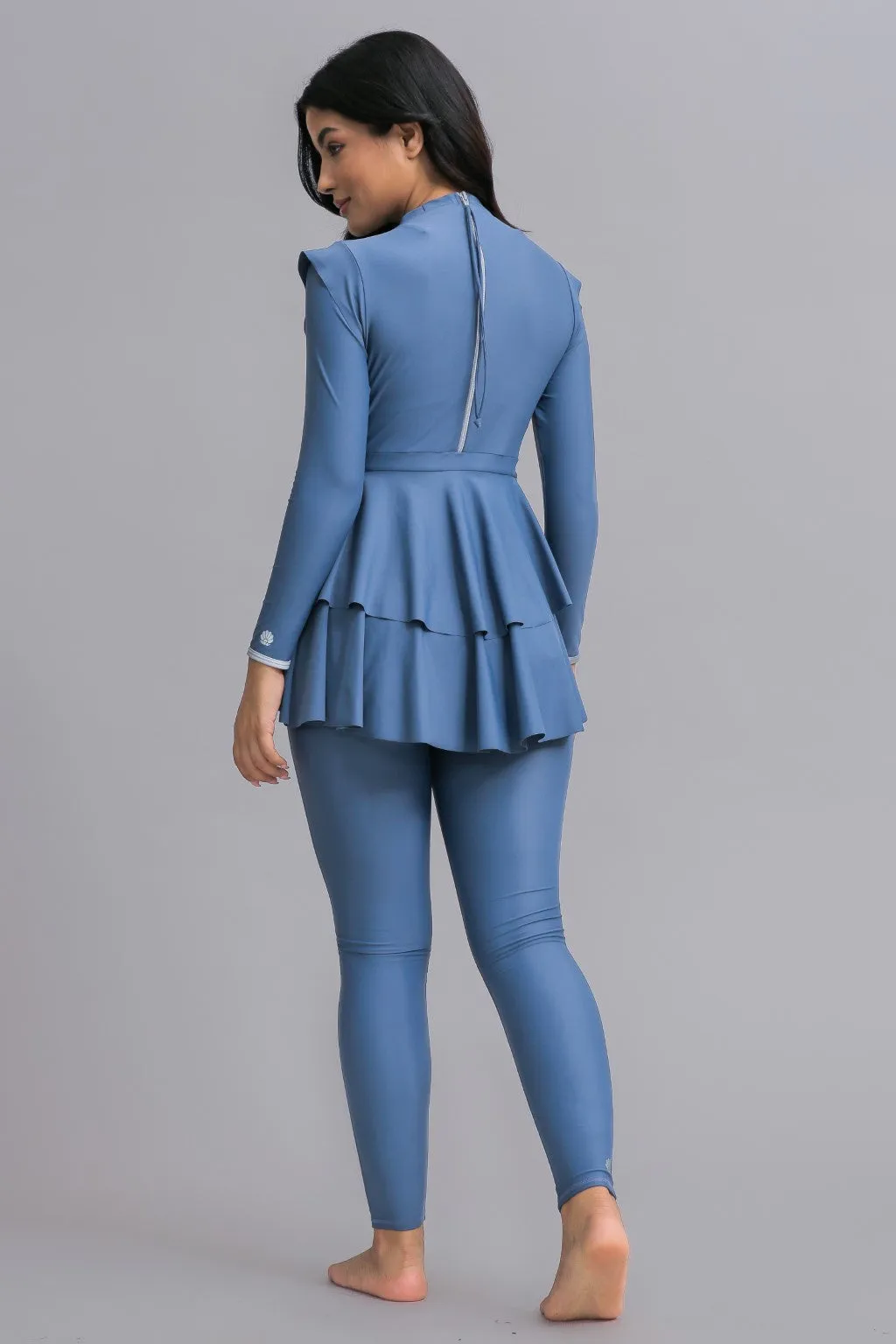 Serena Swim Dress - Azure