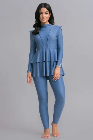 Serena Swim Dress - Azure