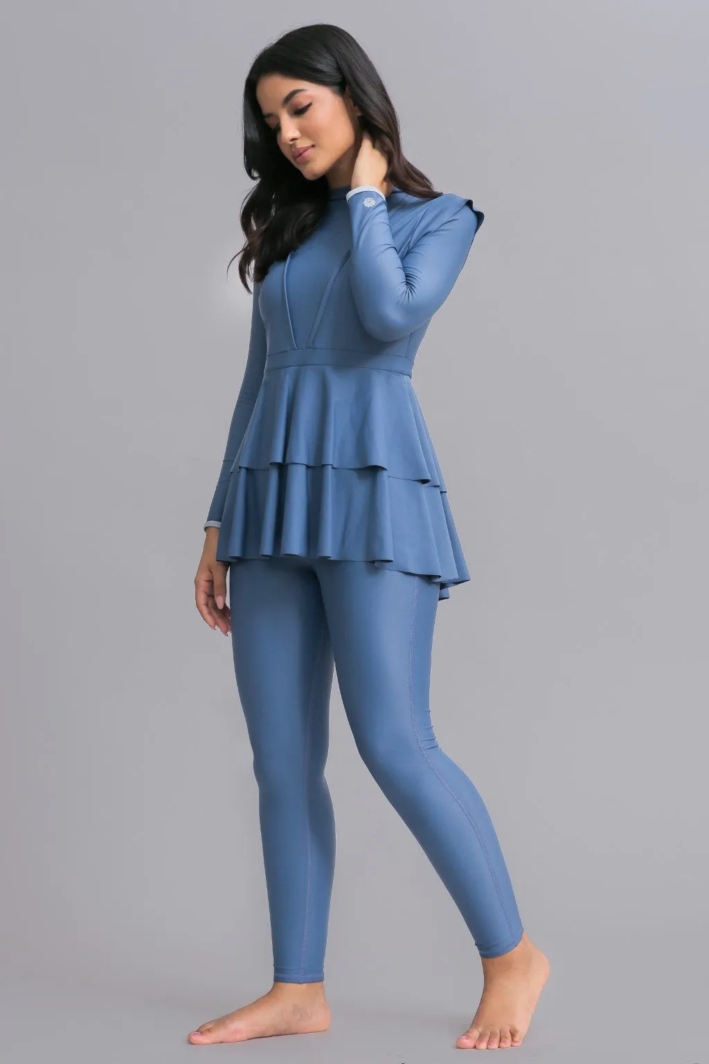 Serena Swim Dress - Azure