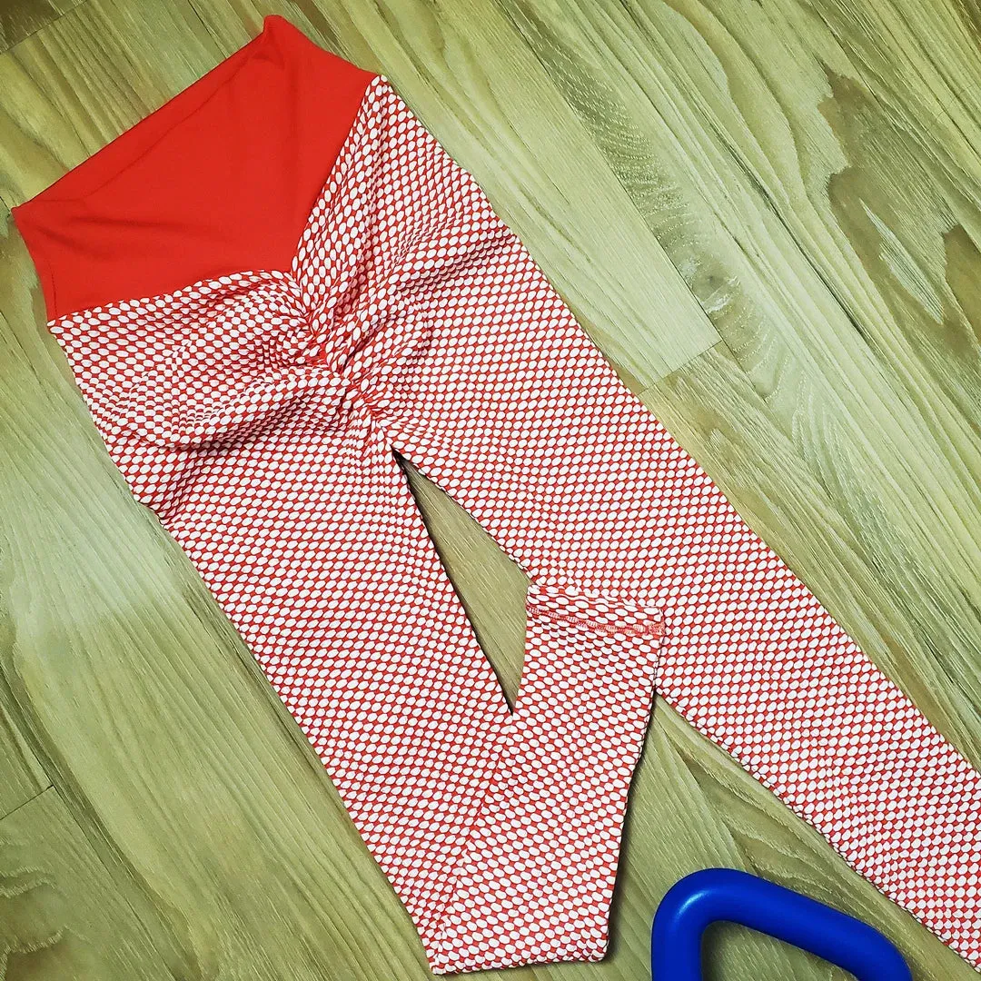Sexy Seamless Textured Scrunch Bum Leggings - High Waist Yoga Pants for Fitness Outfit