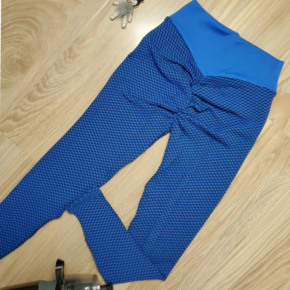 Sexy Seamless Textured Scrunch Bum Leggings - High Waist Yoga Pants for Fitness Outfit
