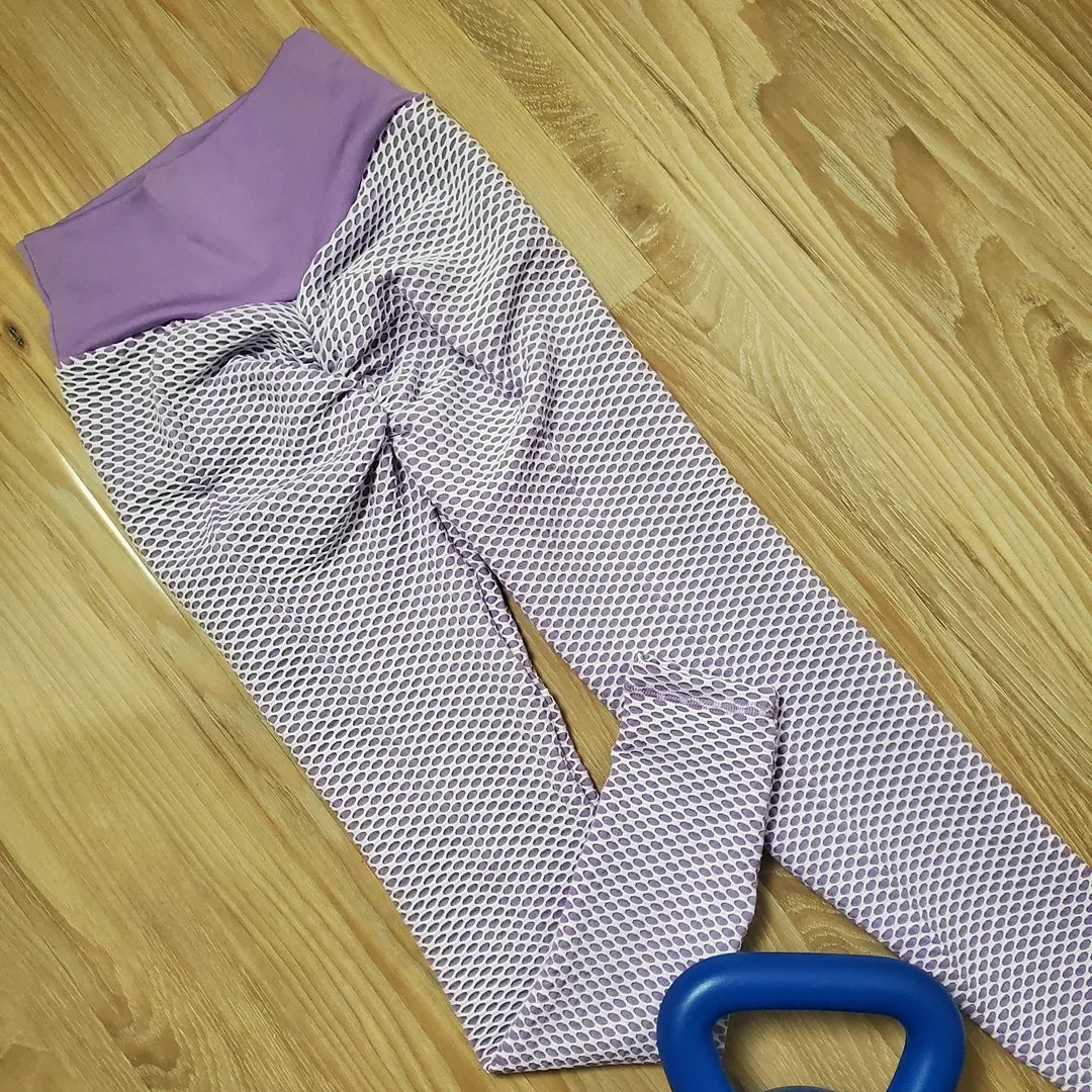 Sexy Seamless Textured Scrunch Bum Leggings - High Waist Yoga Pants for Fitness Outfit