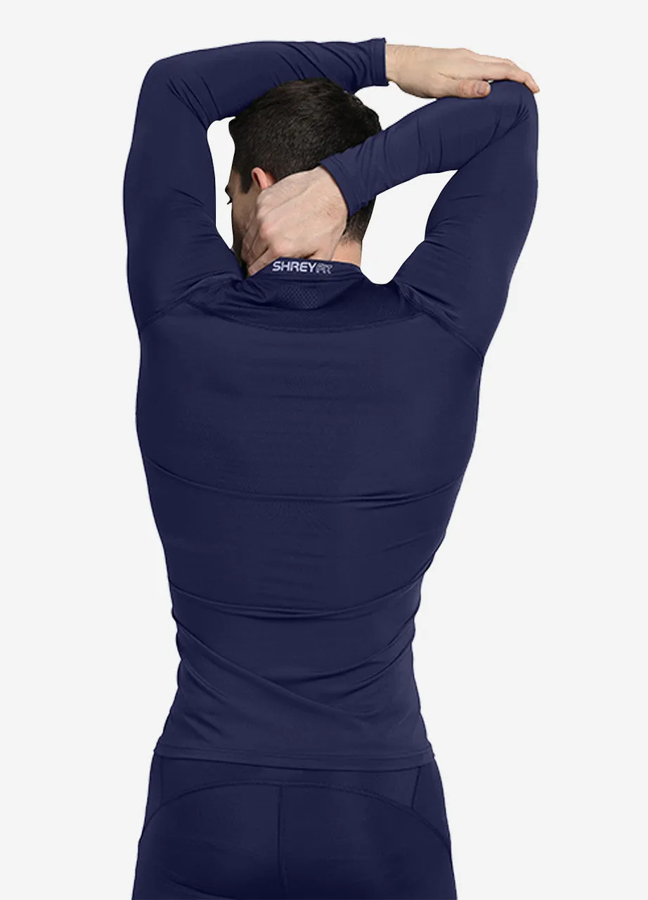 Shrey Intense Compression Cricket Long Sleeve Colour Navy Blue