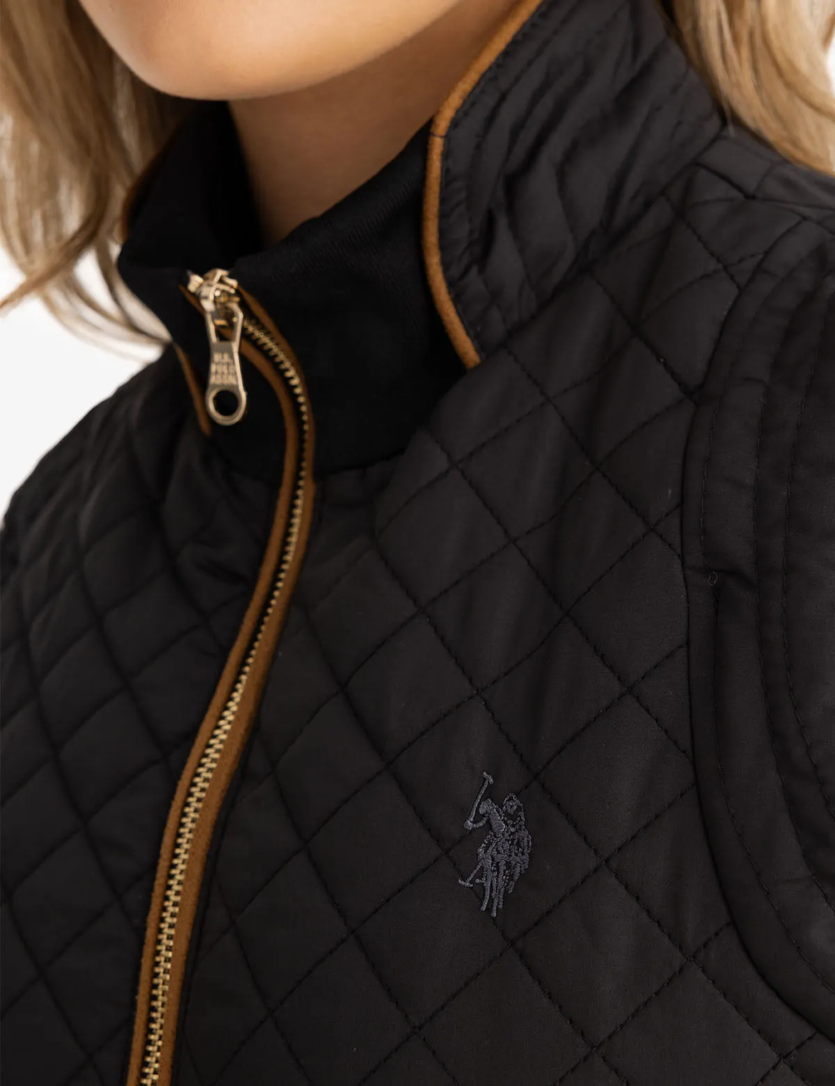 SIDE KNIT QUILTED VEST