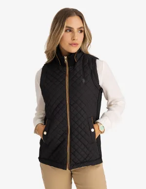 SIDE KNIT QUILTED VEST