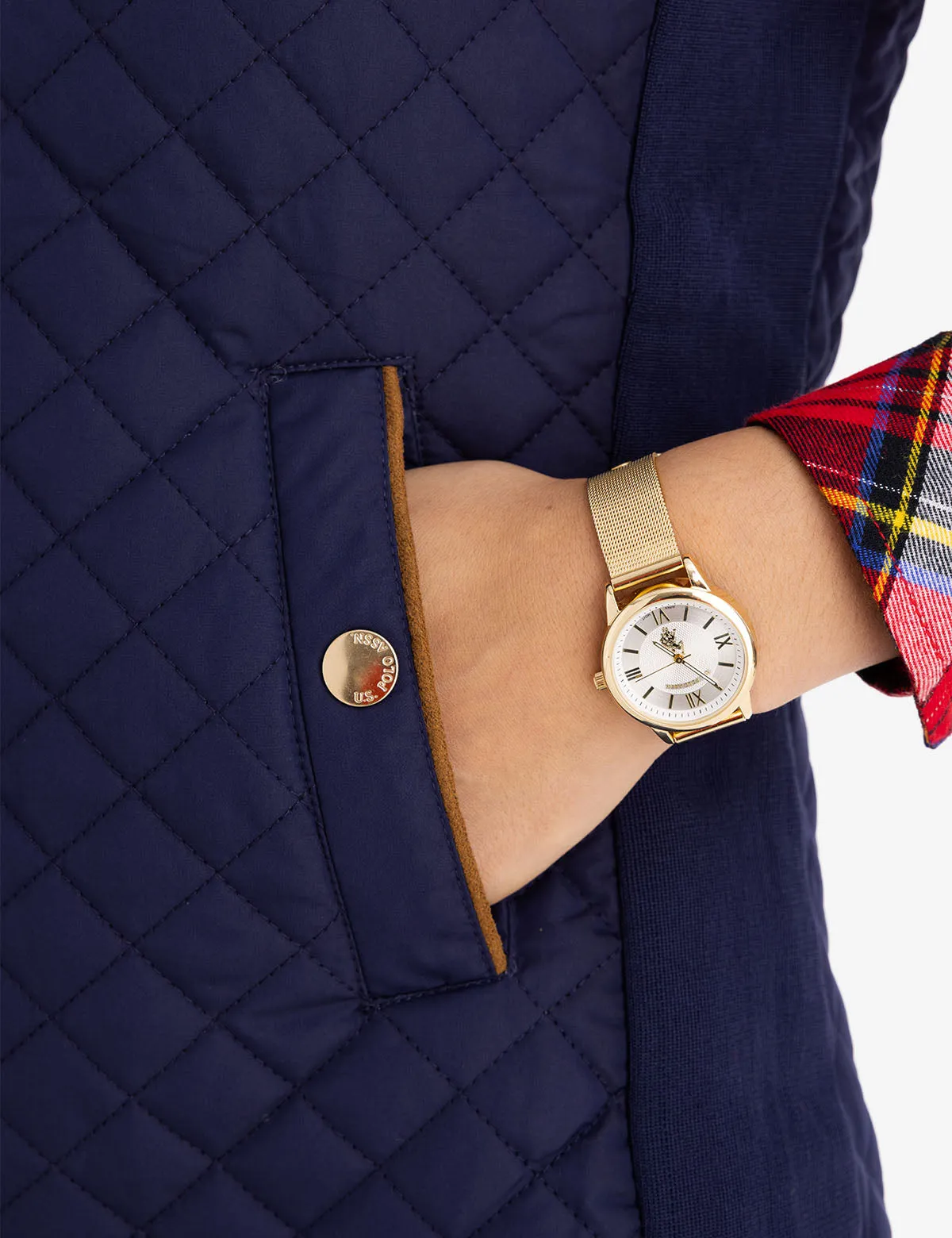 SIDE KNIT QUILTED VEST