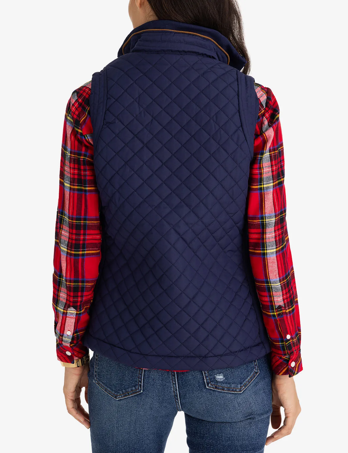 SIDE KNIT QUILTED VEST