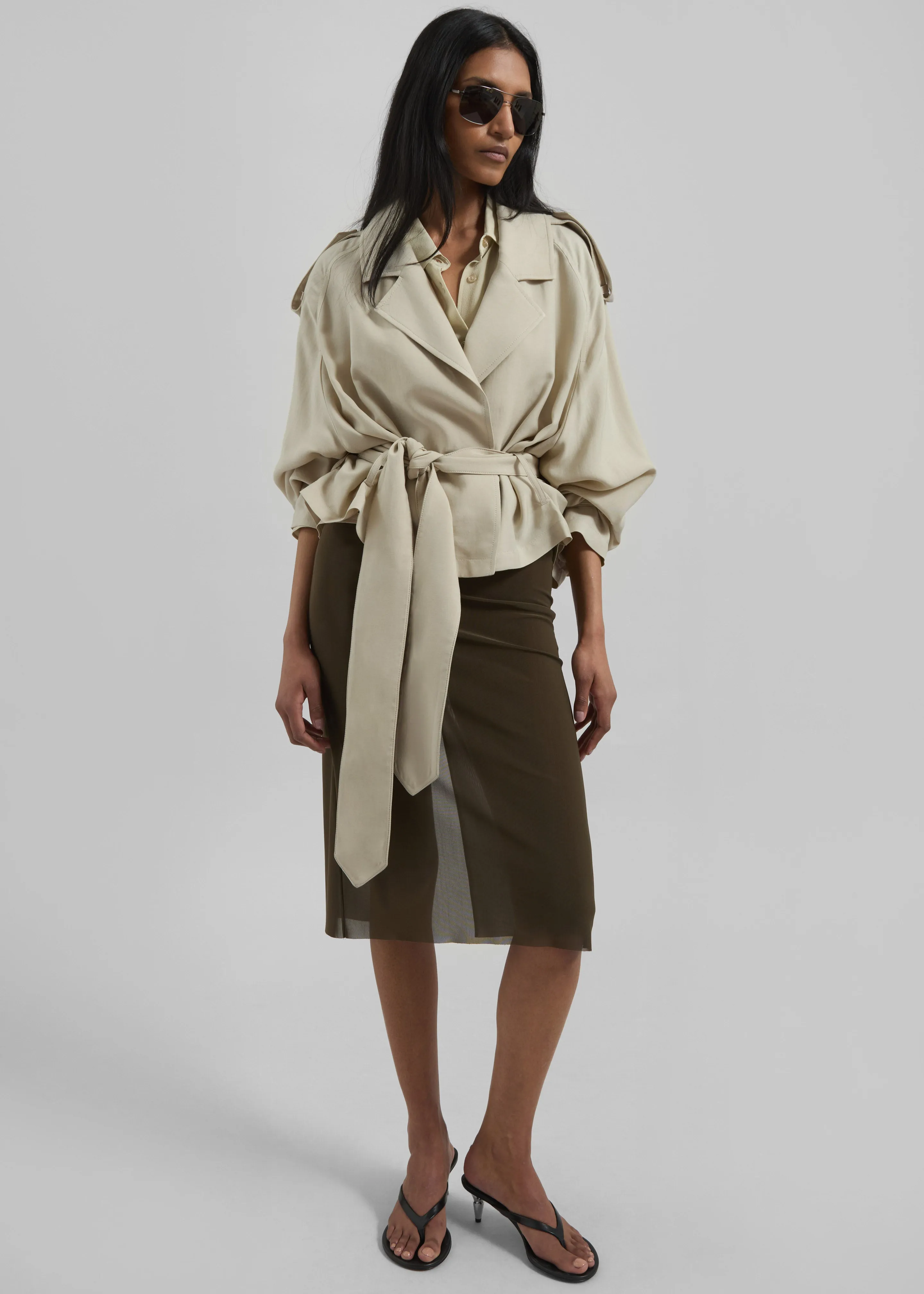 Simona Short Trench - Cement