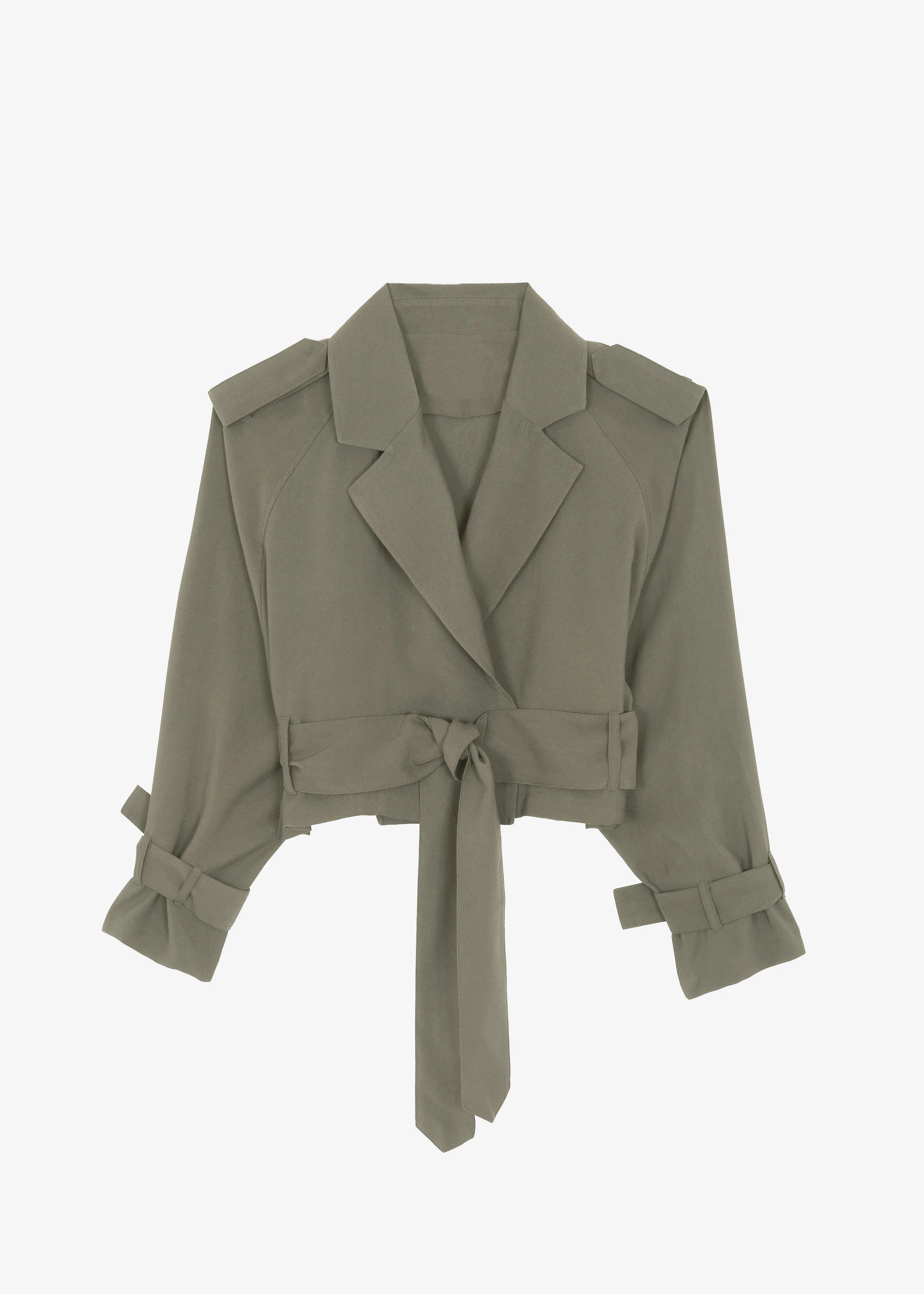 Simona Short Trench - Khaki