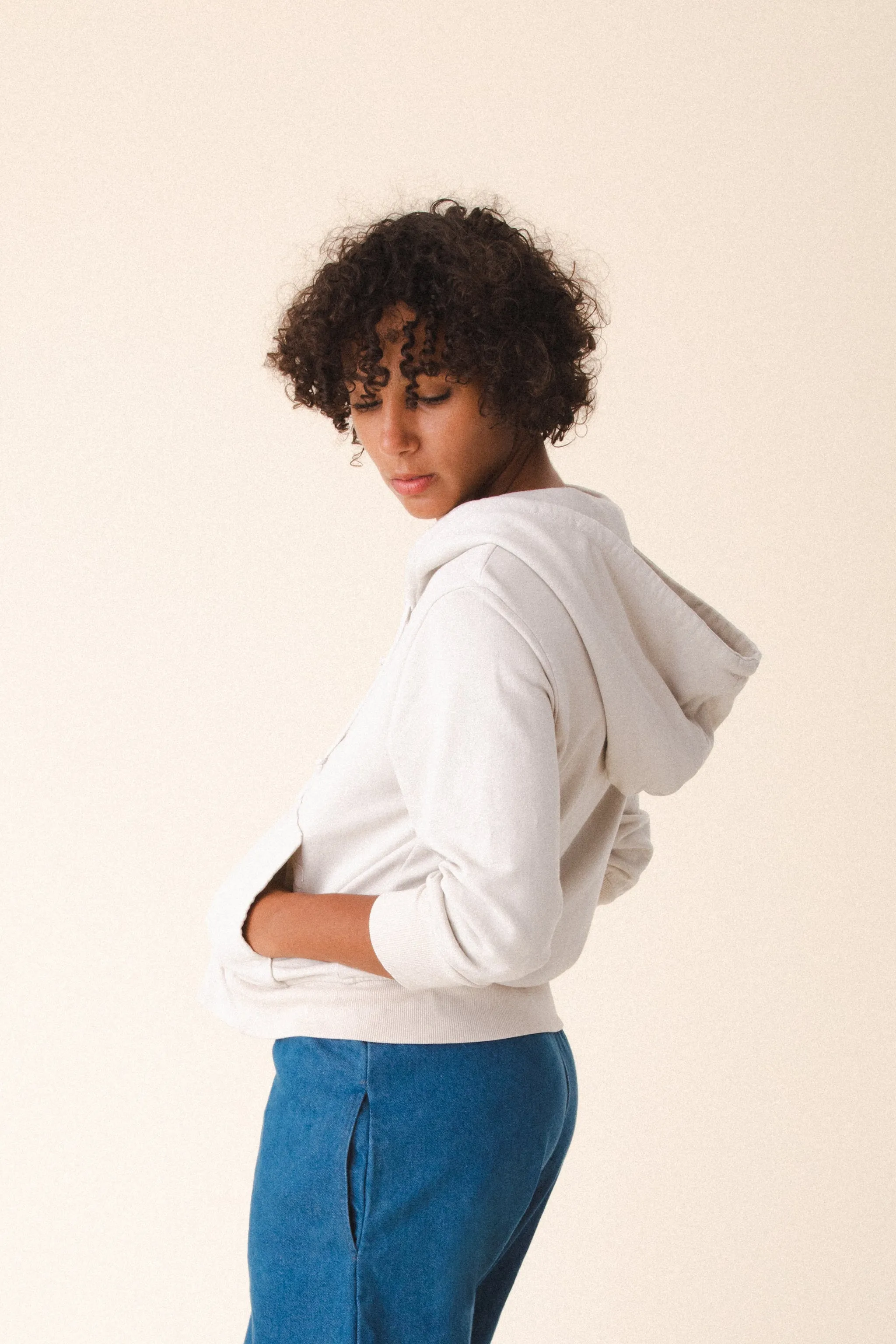 Simple Life Hoodie in Oyster
