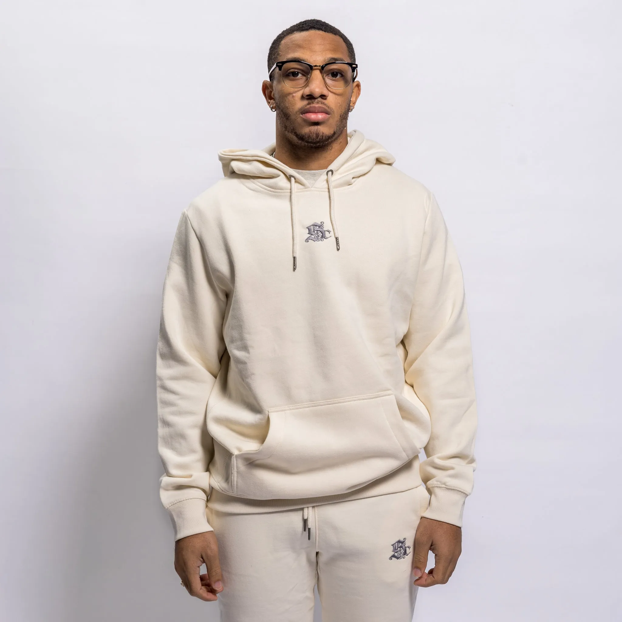 Sole Classics Essential Sc Logo Hoodie 'Natural'