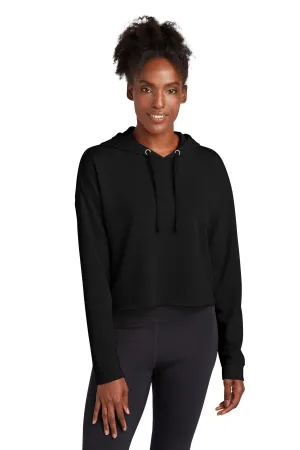 Sport-Tek ¨ Ladies PosiCharge ¨ Tri-Blend Wicking Fleece Crop Hooded Pullover LST298