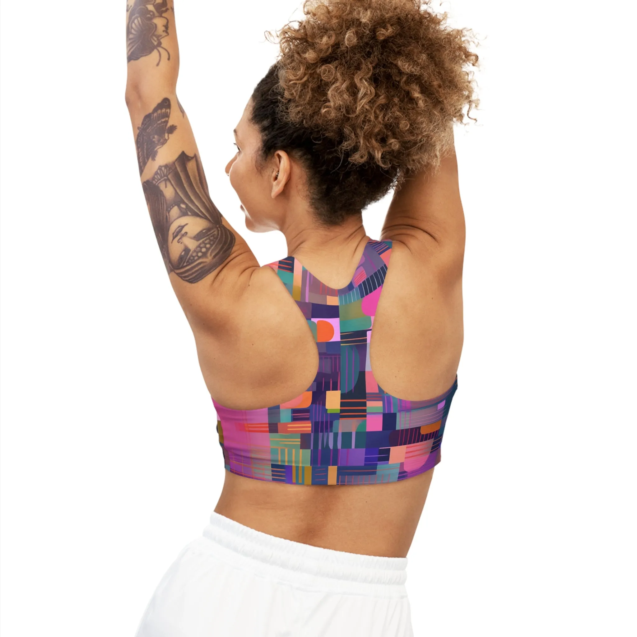 Sports Bra - Ronsard Moscow Plaid
