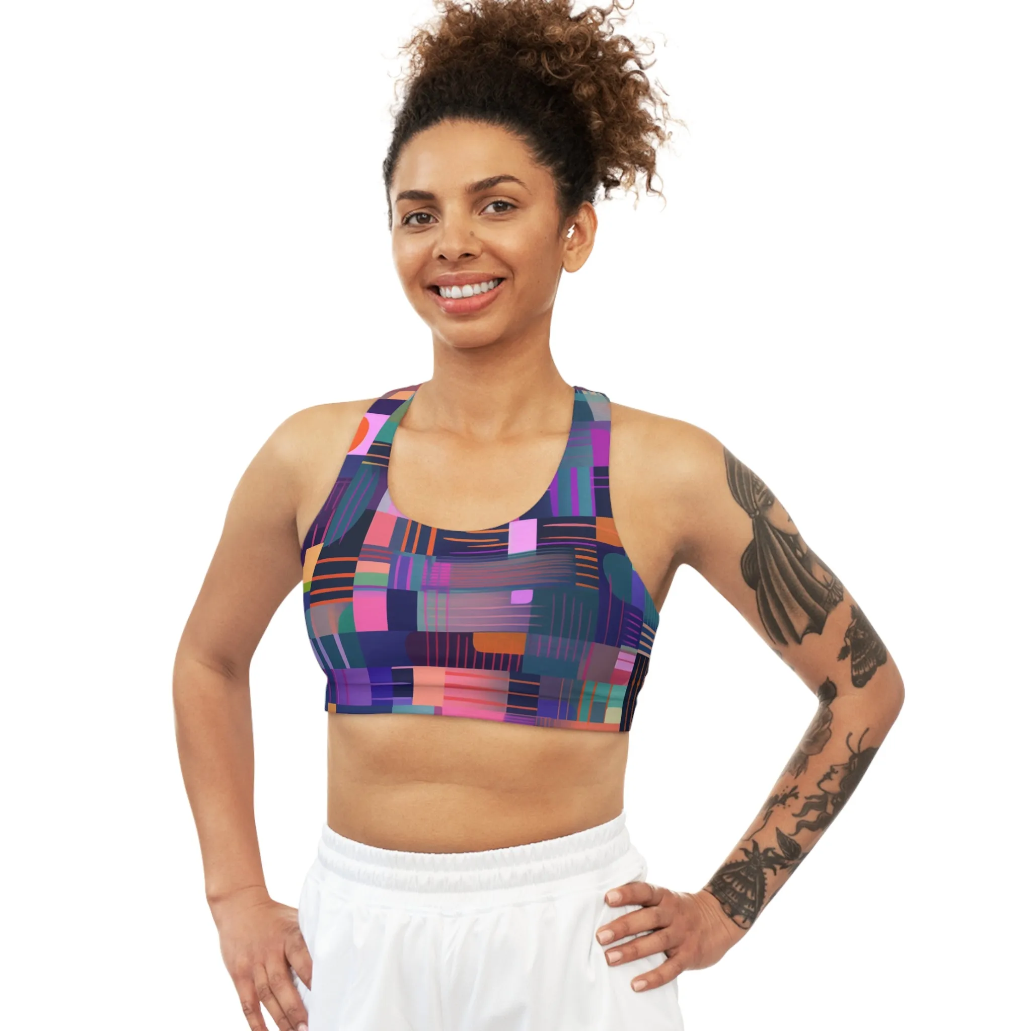 Sports Bra - Ronsard Moscow Plaid