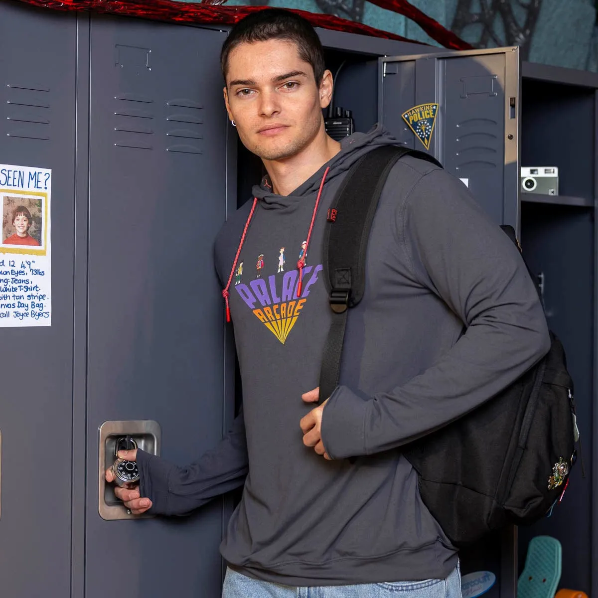 Stranger Things "Palace Arcade" – Performance Hoodie
