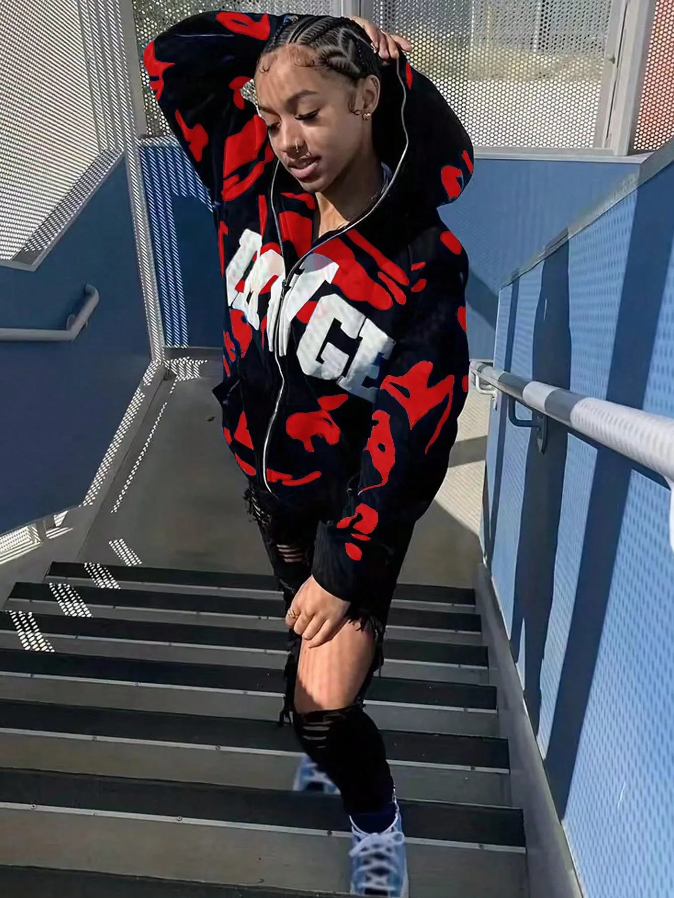 Sudadera con capucha de mujer fashion en Cherry Vibes