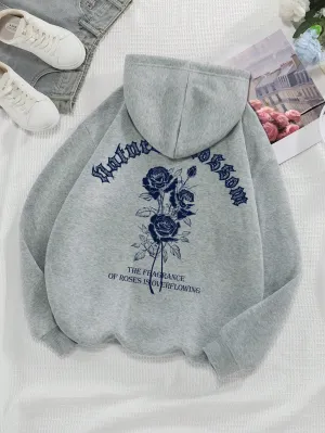 Sudadera con capucha "El Aroma de las Rosas" - Cherry Vibes