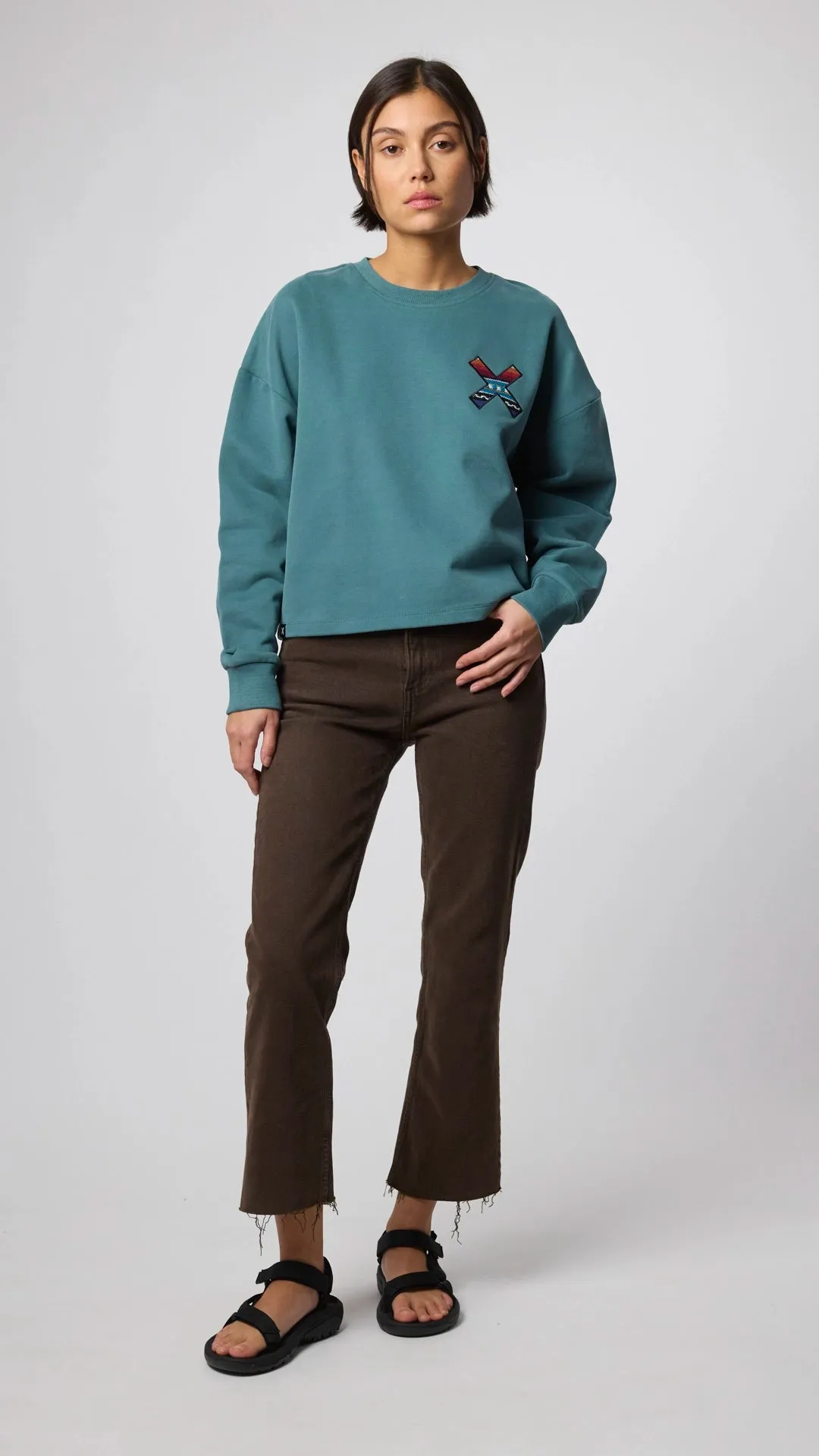 SUDADERA MUJER CLASSIC AMAZON GREEN