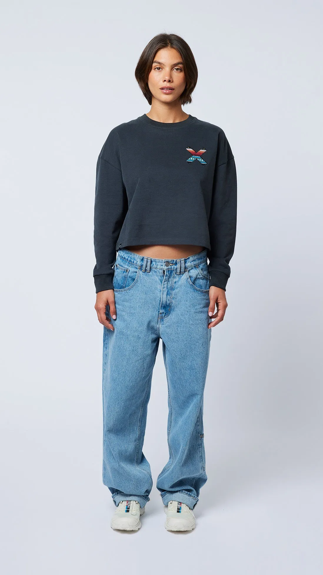 SUDADERA MUJER CLASSIC ANTRACITA